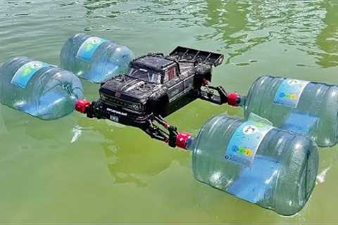 Rc Car With Water Jugs As Wheels - part 2