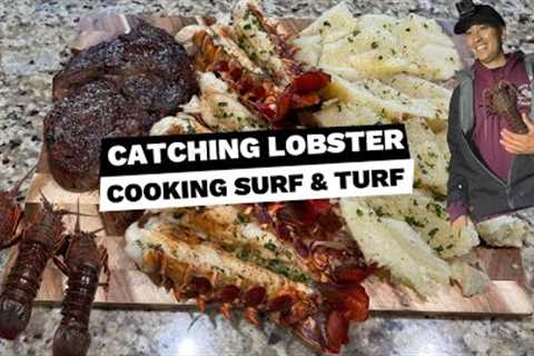 Catching LOBSTER on the NEW BOAT!! (Catch and Cook)