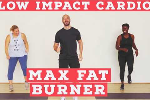 LOW IMPACT home cardio workout - fat burner - NO EQUIPMENT!