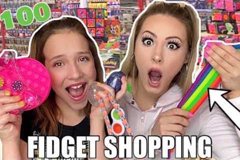 $100 FIDGET TOY SHOPPING CHALLENGE! 🤑😱