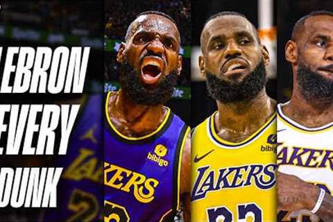 LeBron James EVERY DUNK from 2023-24 NBA Season 😱🔥