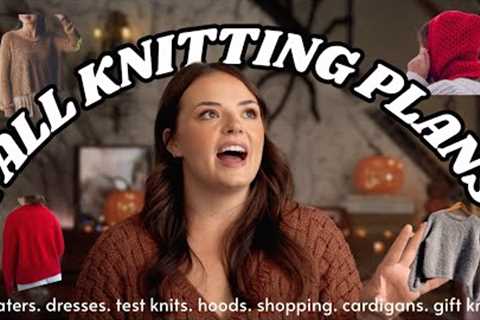 Revealing My 2024 Holiday Dress! &amp; More Cozy FALL Essentials | KNITTING PLANS | aka Nora Knits
