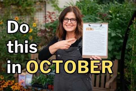 OCTOBER GARDEN CHECKLIST: Top Tasks You Need to Do Now!