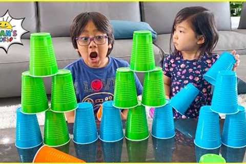 10 things to do at home for kids! | Ryan's World fun kids activities