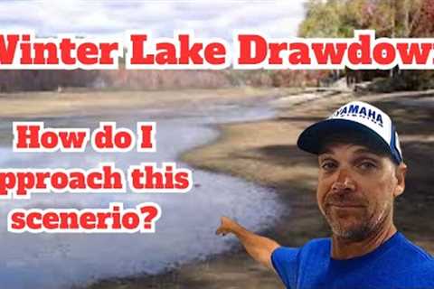 How To Catch Bass When They Do A Winter Lake Drawdown.