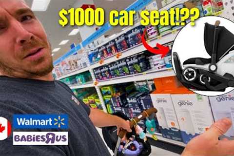 Baby shopping at Walmart & Babies R Us (We were shocked by the price tags!)