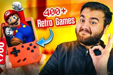 Retro Gaming Handheld Console with 2 Players &amp; TV Output 🤯
