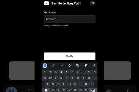 Say No To Rug Pull! Blum Code || Blum Code Say No To Rug Pull! #blum #code #crypto #airdrop #game