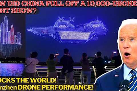 Unbelievable! China Shatters World Records with a Stunning 10,197-Drone Performance! ShenZhen China