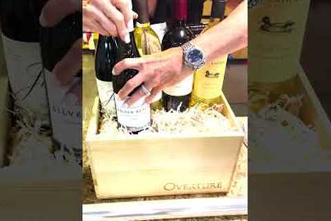Custom Wine and Cheese Gift Basket #shorts