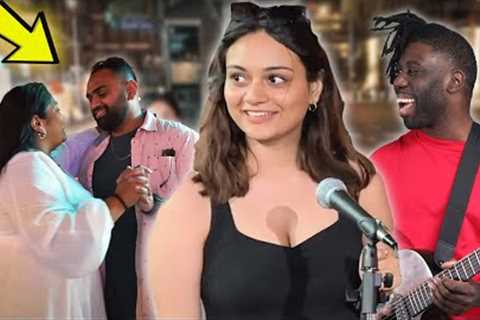 Shy Singer SURPRISED When Random People Start to Dance