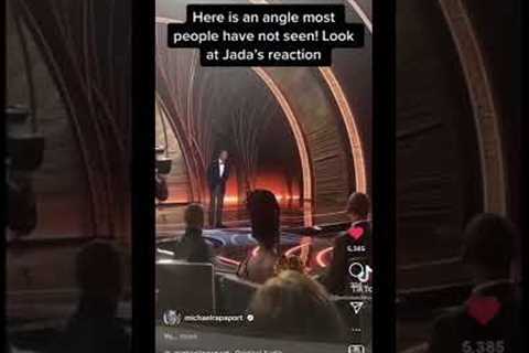 A Different Angle That We Didnt See Will Smith And Chris Rock At The Oscars