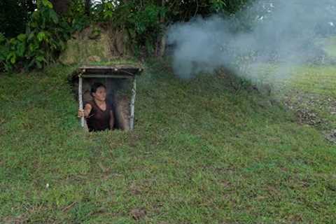 Girl Living Off Grid Built The Most Secret Underground Tunnel Shelter In 2022