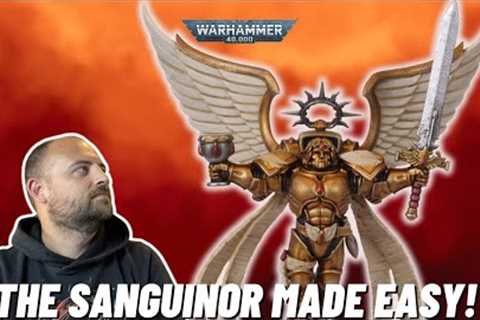 Paint the all new Sanguinor for the Blood Angels!