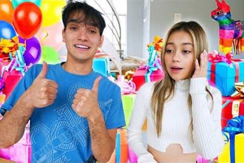 SURPRISING MY GIRLFRIEND WITH 24 GIFTS FOR HER 24TH BIRTHDAY!