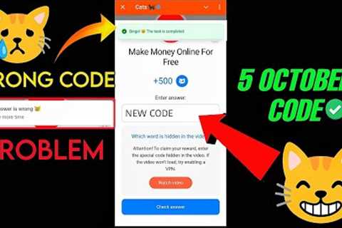 Make Money Online For Free Cats Code | Code Make Money Online For Free cats Youtube watch Video Code