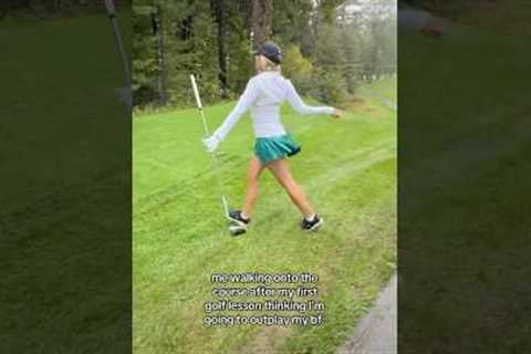 Maybe after lesson 2 I will?😅 #shorts #golf #golfer #college #relationship #golfing