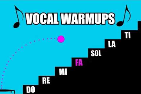 5 Fun Vocal Warmups (SOLFEGE Sing-Along)