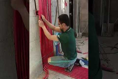 Electric wiring candiote installation#shorts