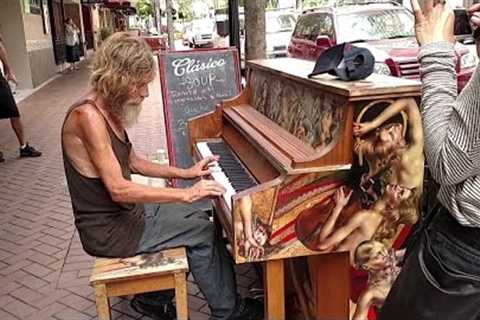 Homeless Ex-Marine Will Take Your Breath Away Playing Piano in the Streets