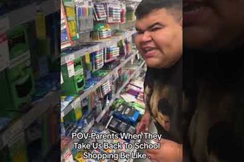 Parents When They Take Us Back To School Shopping Be Like !! #backtoschool #school #parents