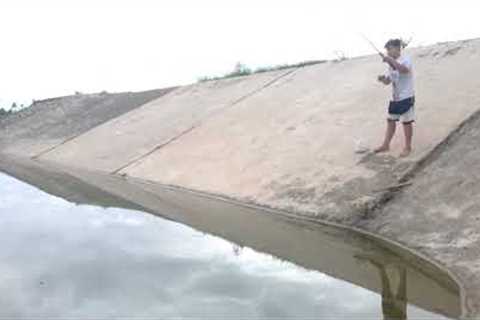 fishing by the lake