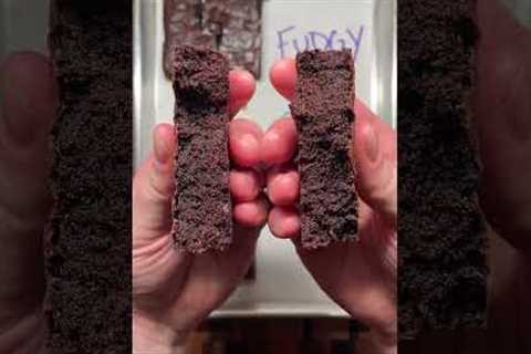 The Difference Between Fudgy vs Cakey vs Chewy Brownies #baking #brownie