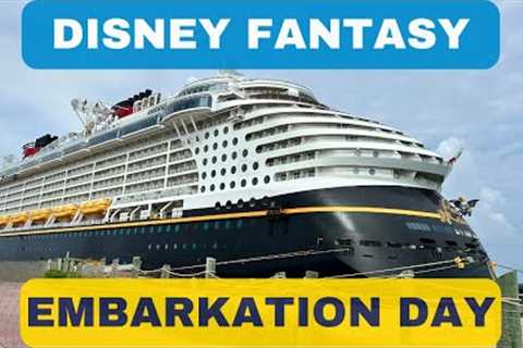 Disney Fantasy: Embarkation Day - Our first Disney Cruise!