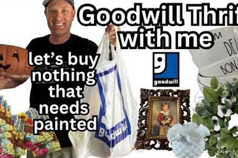 Goodwill Thrift With Me Buying Home Decor That Doesn't Need Painted