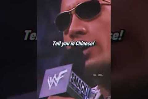 Listen to The Rock's chinese 😂👌