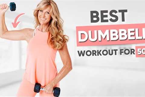 30 Min FULL BODY DUMBBELL WORKOUT at Home | Best Dumbbell Exercises for Ages 50+