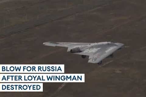 One of only three Russian loyal wingman stealth drones shot down over Ukraine