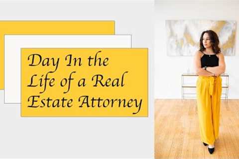 Day in the Life of a Real Estate Attorney 👩🏽‍⚖️ | NC Attorney