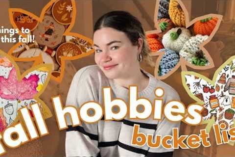 things to do this FALL 🍁 | hobbies, crafts, &amp; more ideas!
