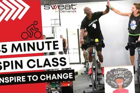 45-Minute Spin® Workout | Inspire to Change Ride - Motivational Indoor Cycling Class