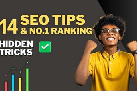 Top 14 SEO Secret Tips You Never Know!