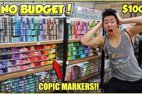 NO BUDGET AT THE ART STORE SHOPPING SPREE! | ZHC