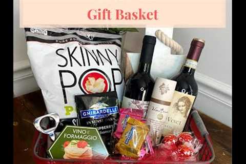 How To Make A Wine Gift Basket DIY {Homemade Gifts, Easter Basket Ideas, Christmas Gifts}