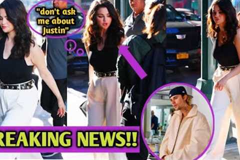 Selena Gomez Shuts Down INTRUSIVE Fan Question About Justin Bieber ....