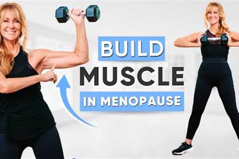 30 Minute Full Body Dumbbell Strength Workout [Menopause Muscle Workout]