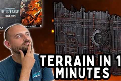 Speed Paint Kill Team Terrain for Hivestorm and Killzone Volkus! No Airbrush!