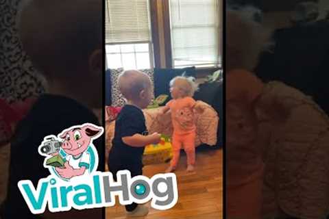 Babies Fight Over Toys || ViralHog