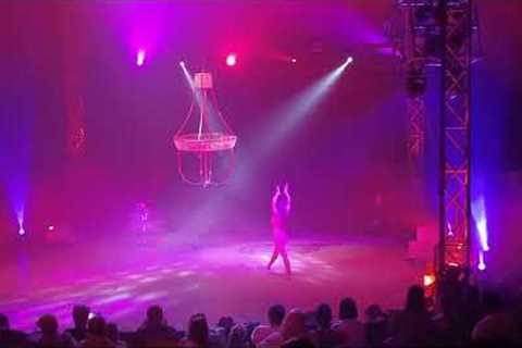Circus Vegas Aerial Chandelier Performance Swansea April 2024