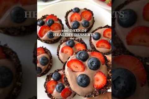 Healthy Dessert or Snack Idea: Chocolate Cookie Cups🤩 #healthydessert #healthyrecipes #glutenfree