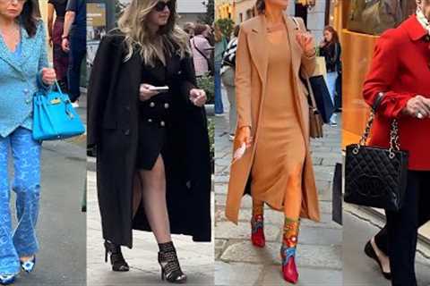 SPECIFIC STREET FASHION FROM ITALIAN OUTUMN OUTFITS IN OCTOBER 2024 | MILAN TRENDY LOOK &amp; FALL..