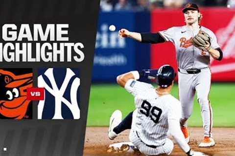 Orioles vs. Yankees Game Highlights (9/26/24) | MLB Highlights