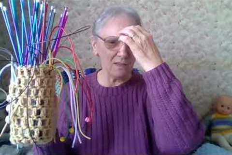#214, Plenty WIPs Never Bored, Sheila's Knitting Tips and Other Stuff