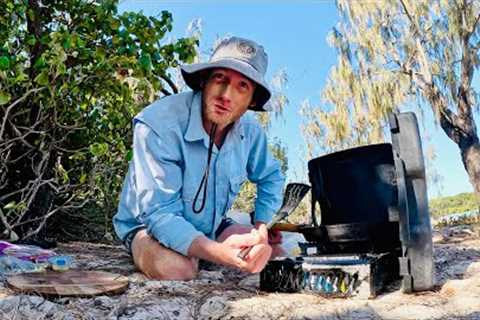 Catching My Own Food and Cooking It on an Island