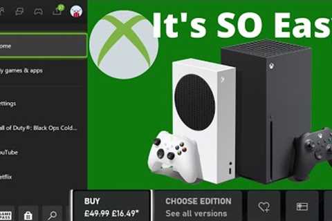 How To Buy Games On The Microsoft Store Xbox Series X/S (In Less Than A Minute)