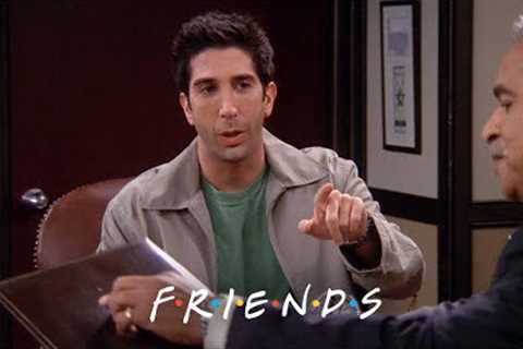 Ross Keeps His Divorce Attorney in Business | Friends